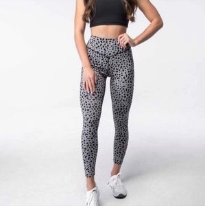 OG Vitality High-Waist Grey Leopard Print Leggings
